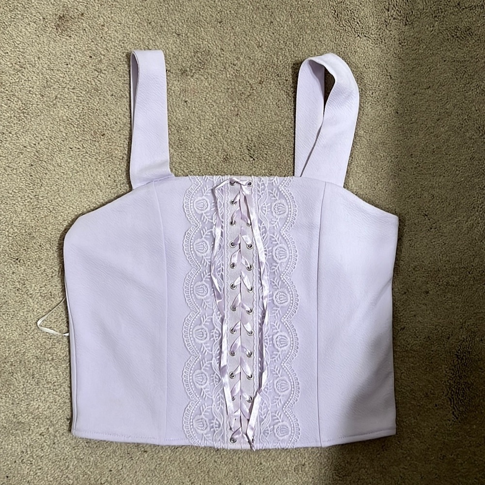 Light purple madi mase tank top medium